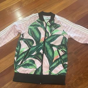 Adidas Floral Print Jacket/Leggings